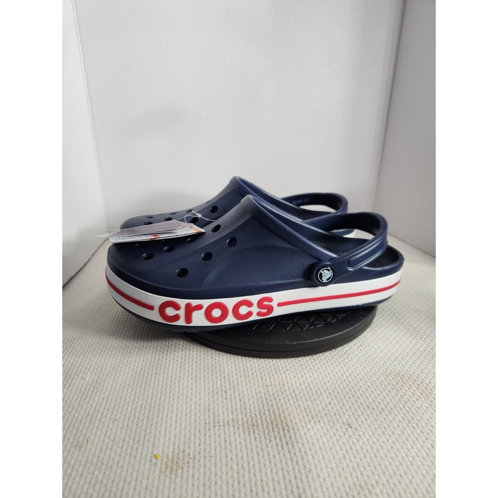 Crocs Bayaband Clog Mens 12‎ Women 14 Navy Slip On Sandals Classic Authentic NWT